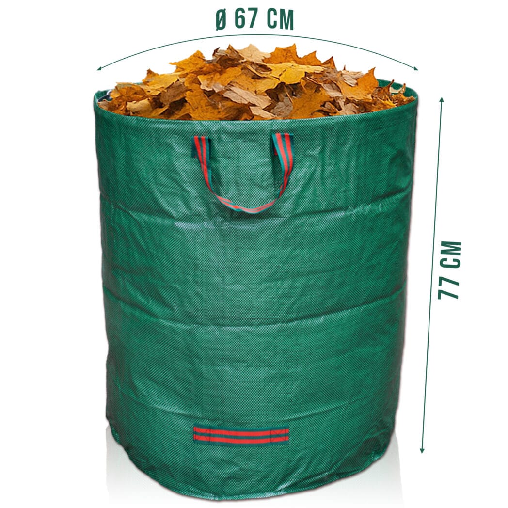 <strong>2 x 272L Gartensack</strong> faltbar & stabil aus robustem Polypropylen-Gewebe – Bild 2